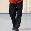 画像3: 「遠州」綿ナイロン高密度ギャバ 2タック ワイド イージーパンツ【MADE IN JAPAN】『日本製』【送料無料】/ Upscape Audience (3)