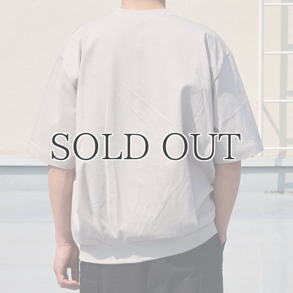 画像4: VORTEX 8オンス (MVS天竺) スウェットライク Vガゼット クルーネック ハーフスリーブ バルーン Tシャツ【MADE IN JAPAN】『日本製』/ Upscape Audience (4)