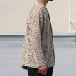 画像4: 「北陸」杢調ジャガードレース 長袖 ベース ボールカーディガン【MADE IN JAPAN】『日本製』/ Upscape Audience (4)