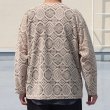 画像5: 「北陸」杢調ジャガードレース 長袖 ベース ボールカーディガン【MADE IN JAPAN】『日本製』/ Upscape Audience (5)