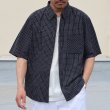 画像9: 日本製 ワンウォッシュ ボタンダウン 半袖 テーパードシャツ【MADE IN JAPAN】『日本製』/ Upscape Audience (9)