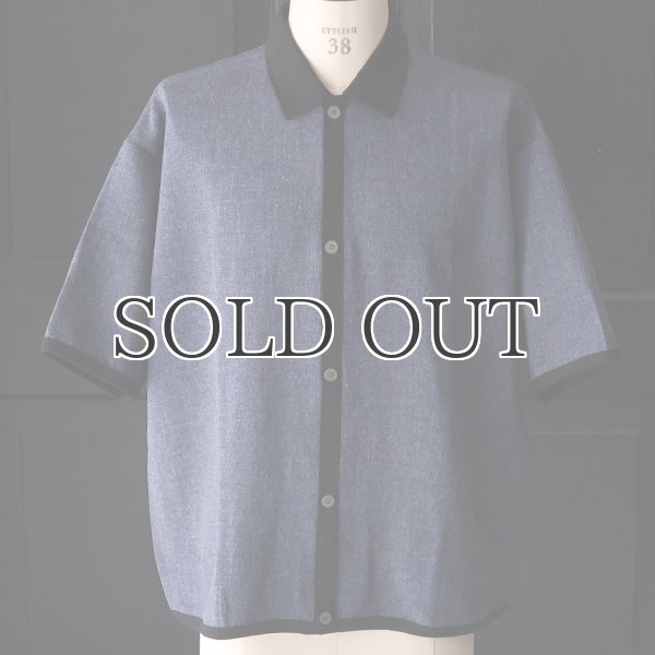 画像8: NaturemierTM(ナチュレミア)TECH リネンライクメランジツイル ハーフスリーブ ポロ カーディガン【MADE IN JAPAN】『日本製』/ Upscape Audience (8)