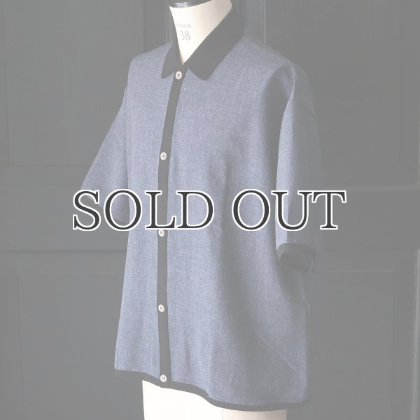 画像9: NaturemierTM(ナチュレミア)TECH リネンライクメランジツイル ハーフスリーブ ポロ カーディガン【MADE IN JAPAN】『日本製』/ Upscape Audience (9)