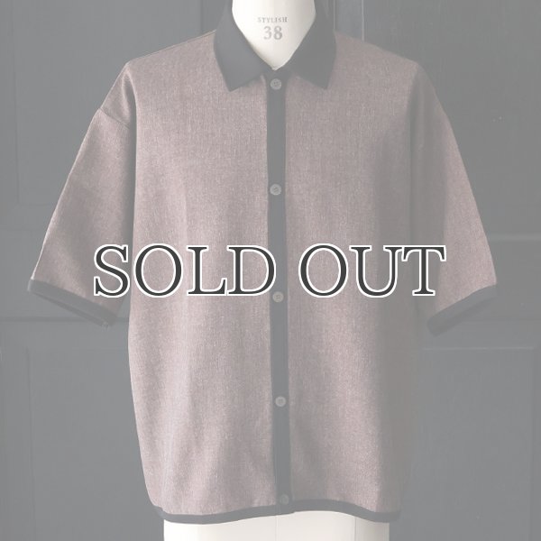 画像4: NaturemierTM(ナチュレミア)TECH リネンライクメランジツイル ハーフスリーブ ポロ カーディガン【MADE IN JAPAN】『日本製』/ Upscape Audience (4)