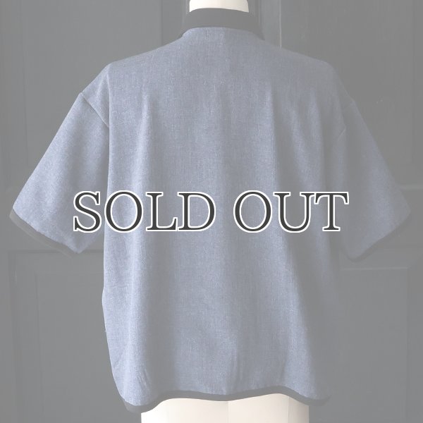 画像11: NaturemierTM(ナチュレミア)TECH リネンライクメランジツイル ハーフスリーブ ポロ カーディガン【MADE IN JAPAN】『日本製』/ Upscape Audience (11)