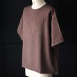 画像5: NaturemierTM(ナチュレミア)TECH リネンライク メランジツイル クルーネック ハーフスリーブシャツ【MADE IN JAPAN】『日本製』/ Upscape Audience (5)