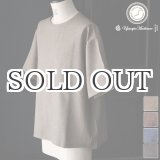 画像: NaturemierTM(ナチュレミア)TECH リネンライク メランジツイル クルーネック ハーフスリーブシャツ【MADE IN JAPAN】『日本製』/ Upscape Audience