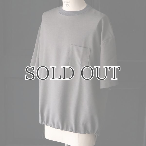 画像9: Naturemier TM (ナチュレミア) TECH リネンライク トロワッシャー ドローコードバルーン クルーネック ハーフスリーブシャツ【MADE IN JAPAN】『日本製』/ Upscape Audience (9)