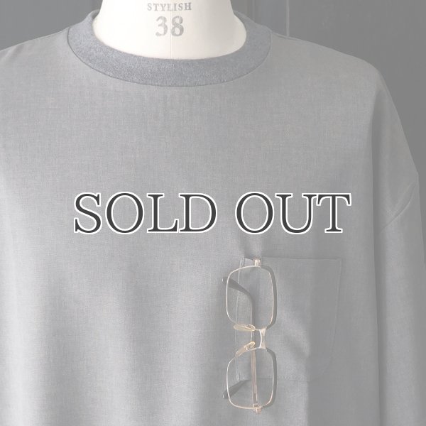 画像13: Naturemier TM (ナチュレミア) TECH リネンライク トロワッシャー ドローコードバルーン クルーネック ハーフスリーブシャツ【MADE IN JAPAN】『日本製』/ Upscape Audience (13)