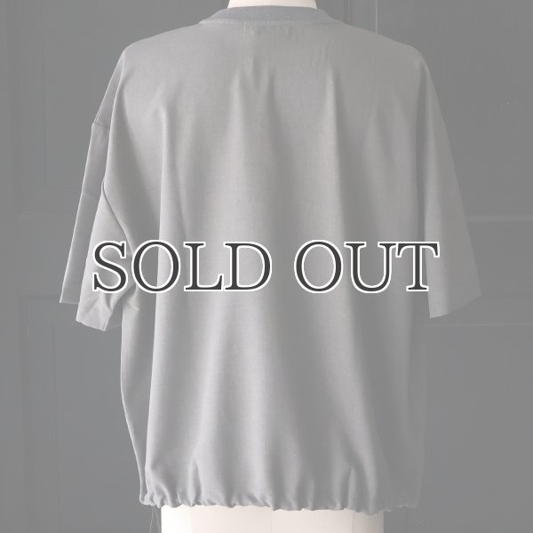 画像11: Naturemier TM (ナチュレミア) TECH リネンライク トロワッシャー ドローコードバルーン クルーネック ハーフスリーブシャツ【MADE IN JAPAN】『日本製』/ Upscape Audience (11)