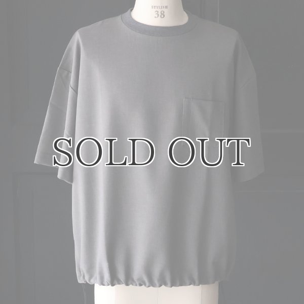 画像8: Naturemier TM (ナチュレミア) TECH リネンライク トロワッシャー ドローコードバルーン クルーネック ハーフスリーブシャツ【MADE IN JAPAN】『日本製』/ Upscape Audience (8)