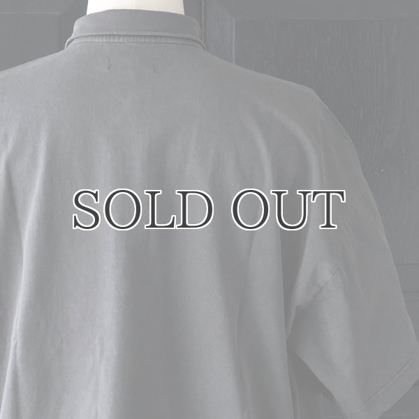 画像24: ピグメント 米綿 (USAコットン) 16/-天竺 ( 8.45オンス) ハーフスリーブ ドローコード バルーン ポロシャツ / Audience (24)