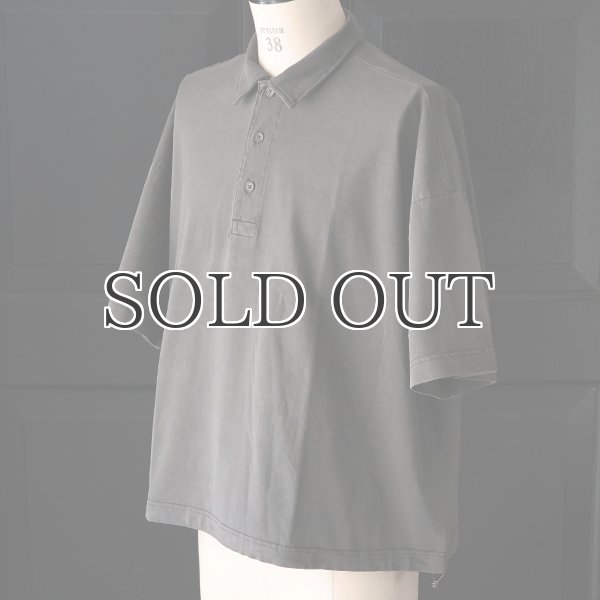 画像19: ピグメント 米綿 (USAコットン) 16/-天竺 ( 8.45オンス) ハーフスリーブ ドローコード バルーン ポロシャツ / Audience (19)