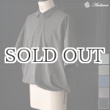 画像: ピグメント 米綿 (USAコットン) 16/-天竺 ( 8.45オンス) ハーフスリーブ ドローコード バルーン ポロシャツ / Audience