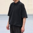 画像4: ピグメント 米綿 (USAコットン) 16/-天竺 ( 8.45オンス) ハーフスリーブ ドローコード バルーン ポロシャツ / Audience (4)