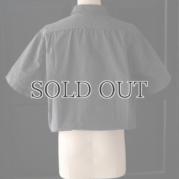 画像18: ピグメント 馬布 (ホースクロス) ドローコード バルーン オープンカラー ハーフスリーブシャツ / Audience (18)