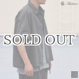 画像: ピグメント 馬布 (ホースクロス) ドローコード バルーン オープンカラー ハーフスリーブシャツ / Audience