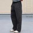 画像8: ピグメント 馬布 (ホースクロス) 2タック ワイド イージーパンツ /Audience (8)
