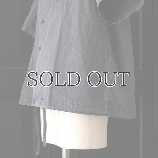 画像15: ピグメント 馬布 (ホースクロス) ドローコード バルーン オープンカラー ハーフスリーブシャツ / Audience (15)