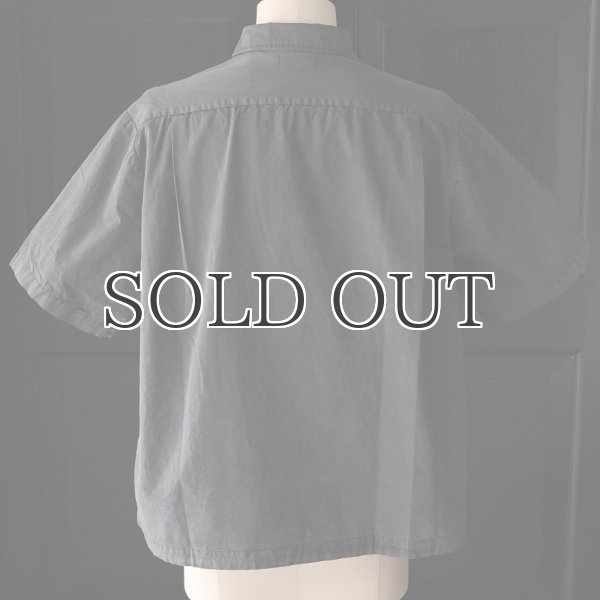 画像11: ピグメント 馬布 (ホースクロス) ドローコード バルーン オープンカラー ハーフスリーブシャツ / Audience (11)