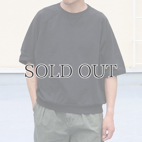 画像2: ピグメント 米綿 (USAコットン) 16/-天竺 ( 8.45オンス) ガゼットクルーネック ラグラン ハーフスリーブ バルーン Tシャツ / Audience (2)