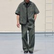 画像7: ピグメント 馬布 (ホースクロス) ドローコード バルーン オープンカラー ハーフスリーブシャツ / Audience (7)