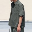 画像6: ピグメント 馬布 (ホースクロス) ドローコード バルーン オープンカラー ハーフスリーブシャツ / Audience (6)