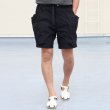 画像3: 綿ナイロンキャンバス サイドドローコード ビックポケット カーゴ イージーショーツ /Audience (3)