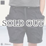 画像: 綿ナイロンキャンバス サイドドローコード ビックポケット カーゴ イージーショーツ /Audience