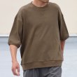 画像2: 「泉州」ハニカムサマーニット（7.45オンス）ガゼットクルーネック ハーフスリーブ スウェットライクTシャツ【MADE IN JAPAN】『日本製』 / Upscape Audience (2)