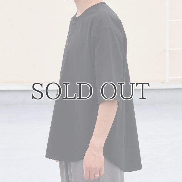 画像5: 綿麻ビンテージキャンバス スリーピング ヘンリー ハーフスリーブシャツ / Audience (5)