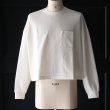画像2: VORTEX® 8オンス (MVS天竺) グラスポケッ ト付き ボクシー クロップド 長袖 Tシャツ【MADE IN JAPAN】『日本製』/ Upscape Audience (2)