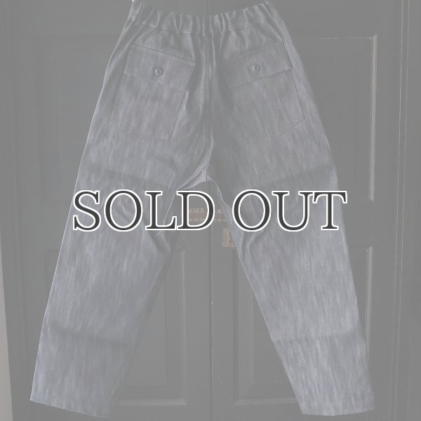 画像7: 「備後」 11オンス セルヴィッチ 赤耳デニム ベイカーワイド イージーパンツ【MADE IN JAPAN】『日本製』【送料無料】/ Upscape Audience (7)