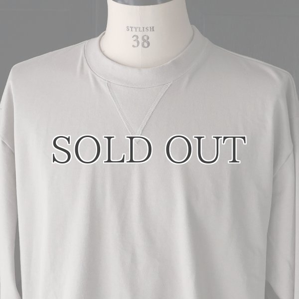 画像20: VORTEX® 8オンス (MVS天竺) スウェットライク Vガゼット バルーン 長袖 Tシャツ【MADE IN JAPAN】『日本製』/ Upscape Audience (20)