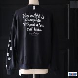 画像: JERZEES ジャージーズ(jz25f012) / "CAT HAIRS"OTHER-SIDE  クルーネック スウェット