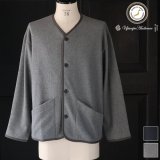 画像: ボンバーヒート ハニカムサーマル ノーカラー ARMY ジャケット【MADE IN JAPAN】『日本製』 / Upscape Audience