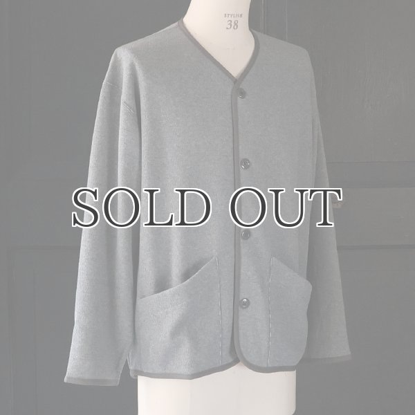 画像13: ボンバーヒート ハニカムサーマル ノーカラー ARMY ジャケット【MADE IN JAPAN】『日本製』 / Upscape Audience (13)