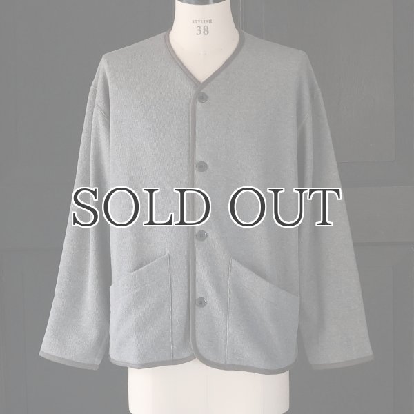 画像9: ボンバーヒート ハニカムサーマル ノーカラー ARMY ジャケット【MADE IN JAPAN】『日本製』 / Upscape Audience (9)