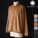 画像: モヘアライク ウールシャギー ニットソー ポロカーディガン【MADE IN JAPAN】『日本製』 / Upscape Audience