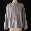 画像9: モヘアライク ウールシャギー ニットソー ポロカーディガン【MADE IN JAPAN】『日本製』 / Upscape Audience (9)