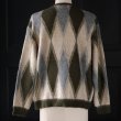 画像8: TOWNCRAFT タウンクラフト(tc25f017) / シャギー ヴィンテージパターン ZIP カーディガン (8)