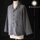 画像: LANATEC® (ラナテック) TECH メランジヘリンボンツイード 6B ドライビング ジャケット【MADE IN JAPAN】『日本製』【送料無料】/ Upscape Audience