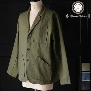 画像: 「遠州」11オンス ヘビーカツラギ 3ボタン ロガージャケット【MADE IN JAPAN】『日本製』/ Upscape Audience