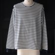 画像16: 透湿・UVカット「多機能COTTON」 引揃ハイゲージ天竺 & ボーダー (7オンス) クルーネック 長袖 Tシャツ【MADE IN JAPAN】『日本製』/ Upscape Audience (16)