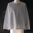 画像6: 透湿・UVカット「多機能COTTON」 引揃ハイゲージ天竺 & ボーダー (7オンス) クルーネック 長袖 Tシャツ【MADE IN JAPAN】『日本製』/ Upscape Audience (6)