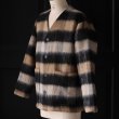 画像9: ECOLANA シャギーチェック ノーカラージャケット【MADE IN JAPAN】『日本製』【送料無料】 / Upscape Audience (9)