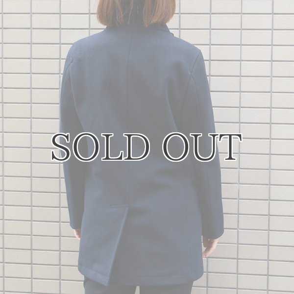 画像4: 840g ピュアウールメルトンレイズドネックコート［Lady's］ 【送料無料】 / Audience (4)