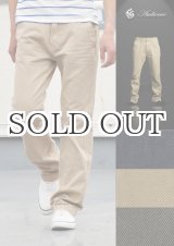 画像: ヴィンテージ加工高密度チノクロスストレートパンツ / Audience