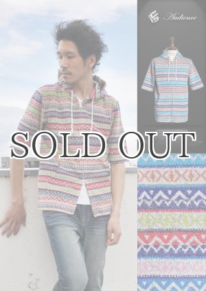 画像: トレッキングパイルジャガード5分袖パーカー 【MADE IN JAPAN】 / Upscape Audience