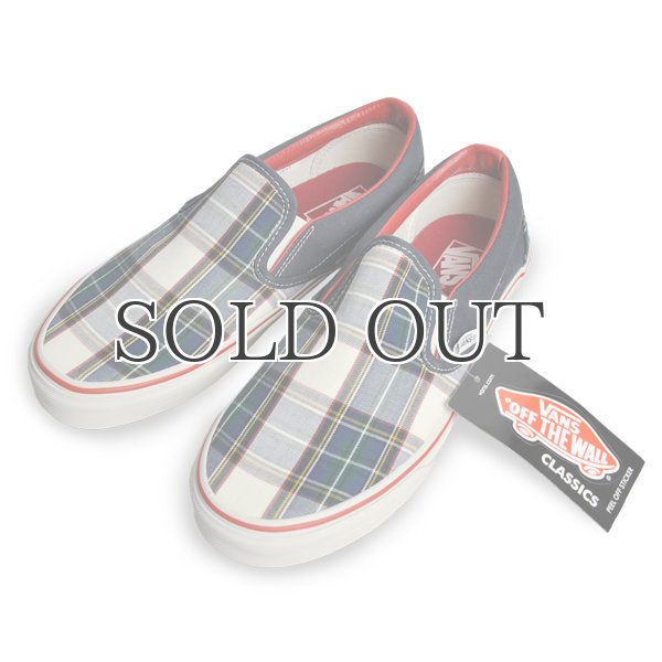 画像1: USAモデル Classic Slip-On クラシックスリッポン（Navy/American Beauty） / VANS (1)